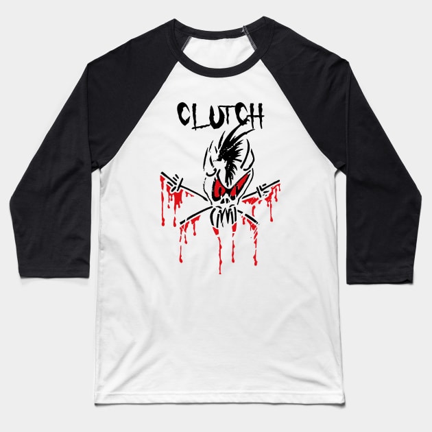 clutch headbang Baseball T-Shirt by potato cast